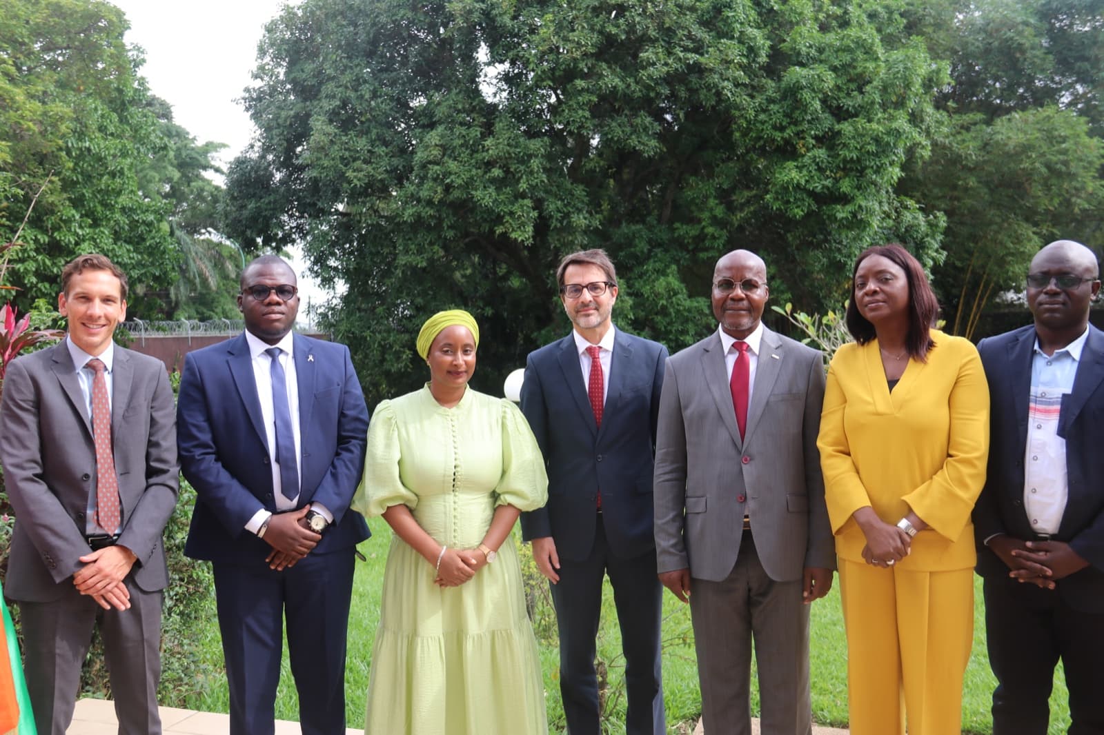 Group photo during the courtesy visit to the Embassy of Switzerland.